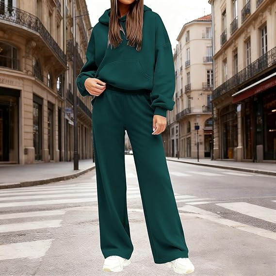 Damen lässiges und bequemes Freizeit-Set mit extra weitem Schnitt Drune