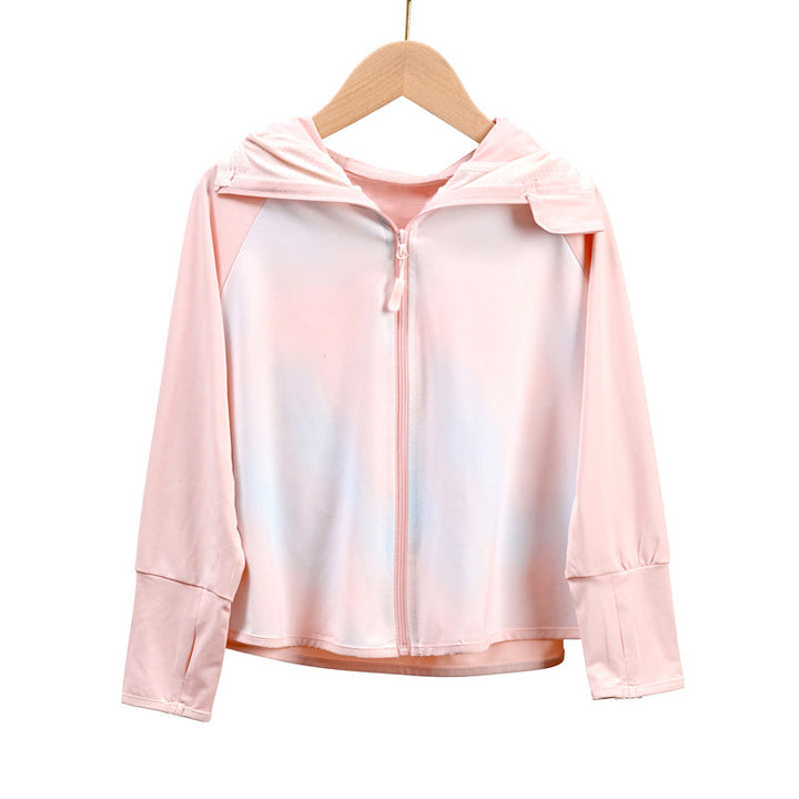 Damen atmungsaktive UV-Schutzjacke mit Kapuze Drune