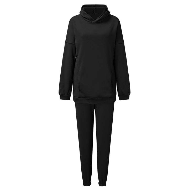 Damen nan oversized Kapuzen-Loungewear-Set mit extragroßer Kapuze und taillierter Jogginghose Drune