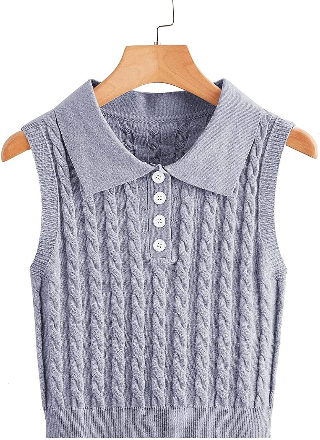 Damen Stricktop mit Kollo Drune