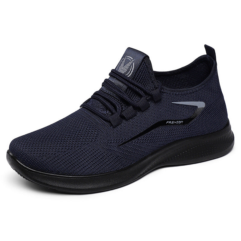 Herren nan atmungsaktive Strick-Sneaker mit sockenähnlichem Schaft und flexibler Komfortlaufsohle Drune