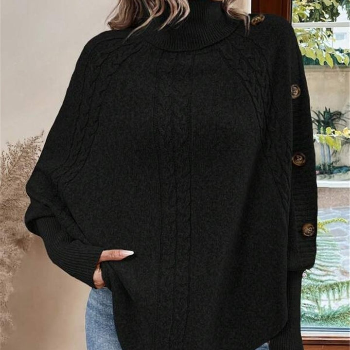 Damen Strickpullover mit eleganten Knopfdetails und lässigem Schnitt Drune