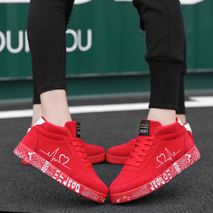Herren Stylische High-Top Sneaker mit Grafikdesign Drune