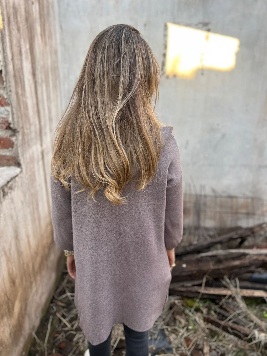 Drune | Wollene Taschenkapuzenmitteljacke
