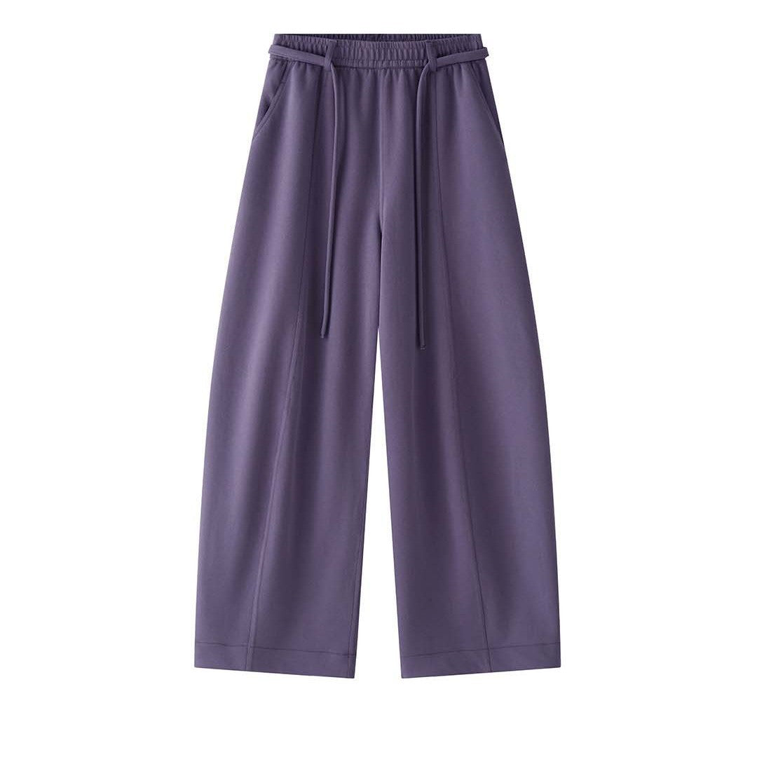 Damen Bequeme Freizeithose mit elastischem Bund und lässigem Schnitt Drune
