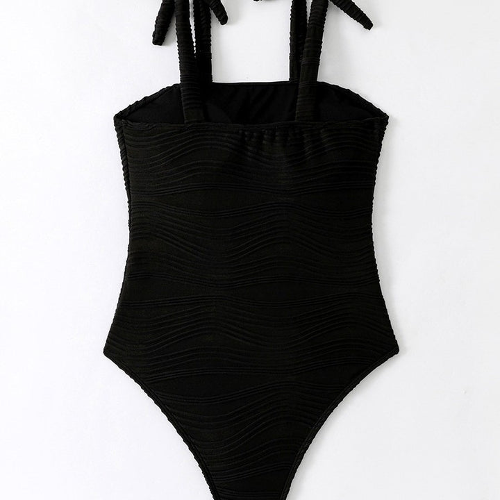 Damen Eleganter Einteiler mit Rüschendetails Drune