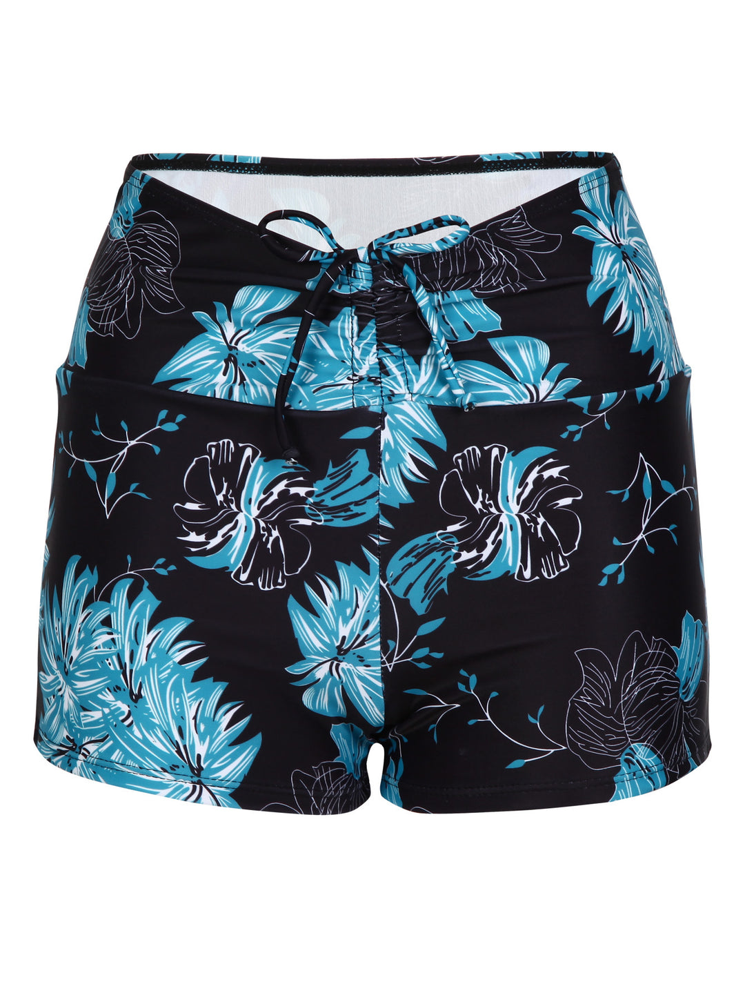 Damen Bikini-Höschen mit hohem Bund und raffinierten Rüschendetails Drune