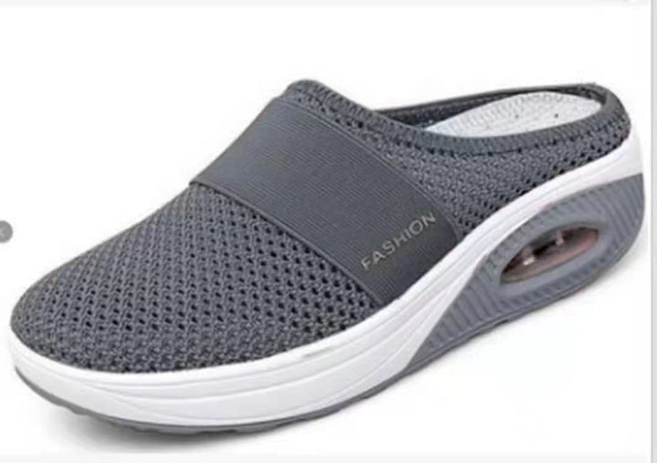 Damen Bequeme Luftpolster-Slipper mit atmungsaktivem Obermaterial Drune