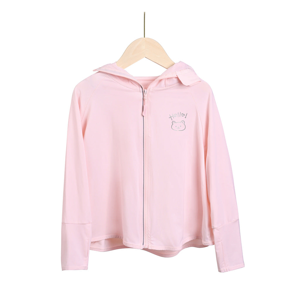 Mädchen funktionale UV-Schutzjacke mit Kapuze Drune