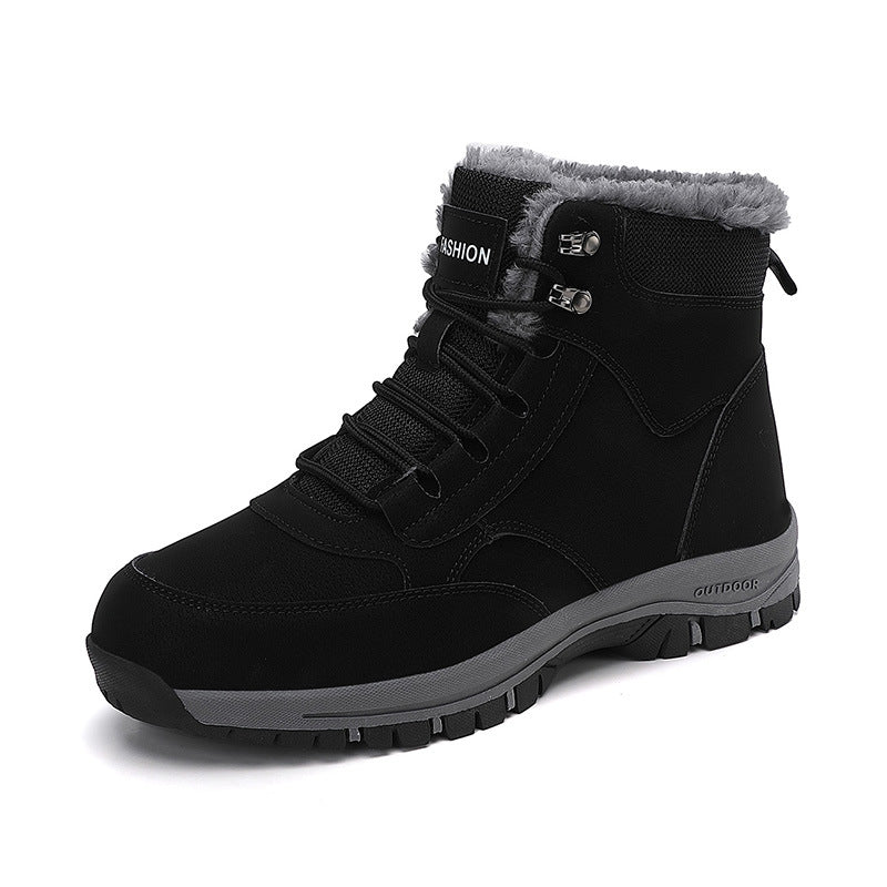 Damen Warme Winter-Wanderstiefel mit isolierendem Futter und rutschfester Sohle Drune