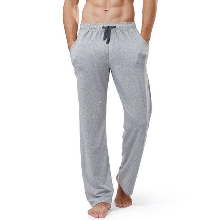 Herren nan Lounge- und Schlafhose aus weichem Jersey mit elastischem Bund und Seitentaschen Drune