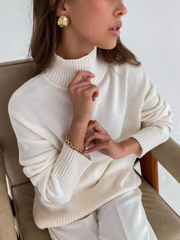 Damen modischer Rollkragenpullover Drune
