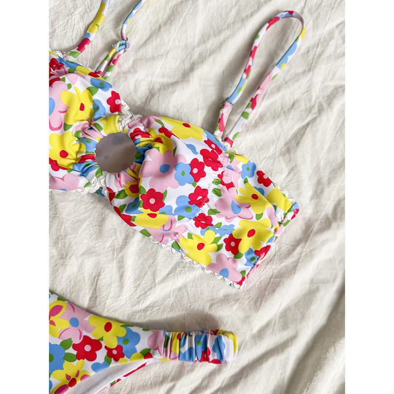 Damen Blumiger Bikini Drune