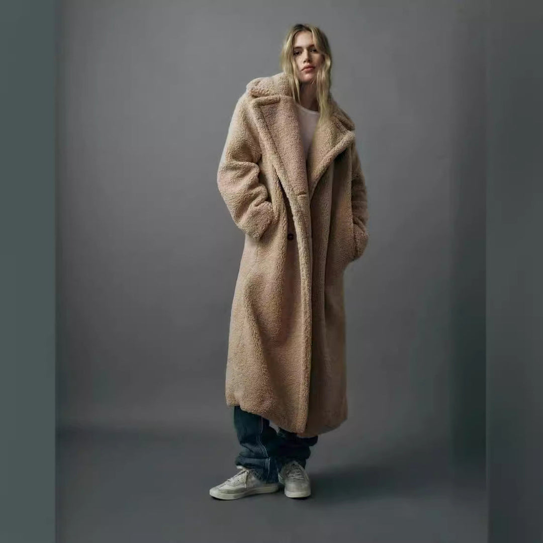Drune | Lange Teddyjacke