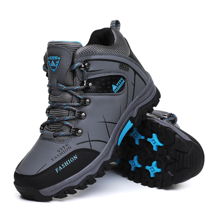 Herren Hochfunktionale Wanderschuhe mit verstärktem Knöchelschutz und rutschfester Sohle Drune