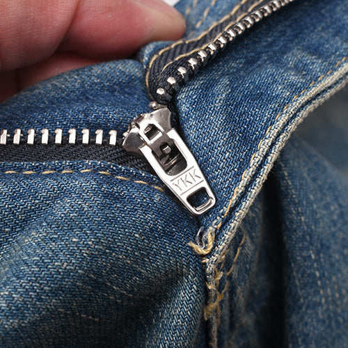 Damen weit geschnittene Jeans mit ausgefallenem Design Drune