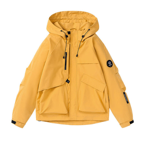 Damen technische Outdoor-Jacke mit atmungsaktiver Membran und verstellbarer Kapuze Drune
