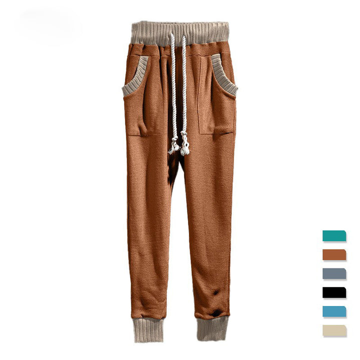 Herren Sportliche Jogginghose mit bequemen seitlichen Eingrifftaschen und elastischem Bund Drune