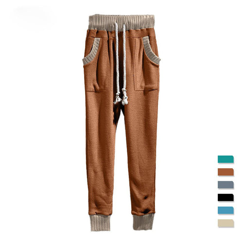 Herren Sportliche Jogginghose mit bequemen seitlichen Eingrifftaschen und elastischem Bund Drune