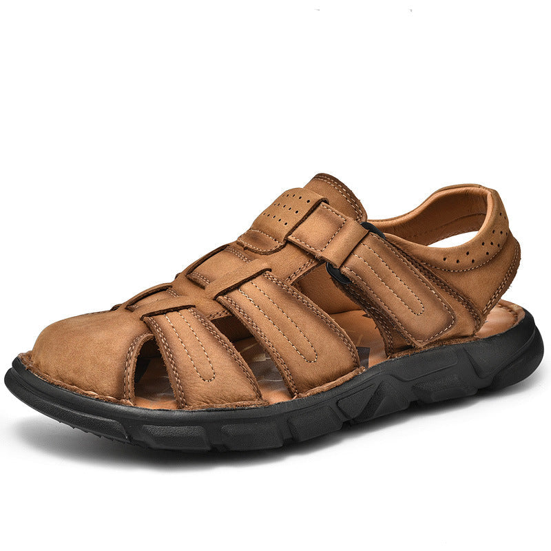 Herren bequeme Sandalen aus hochwertigem Leder Drune