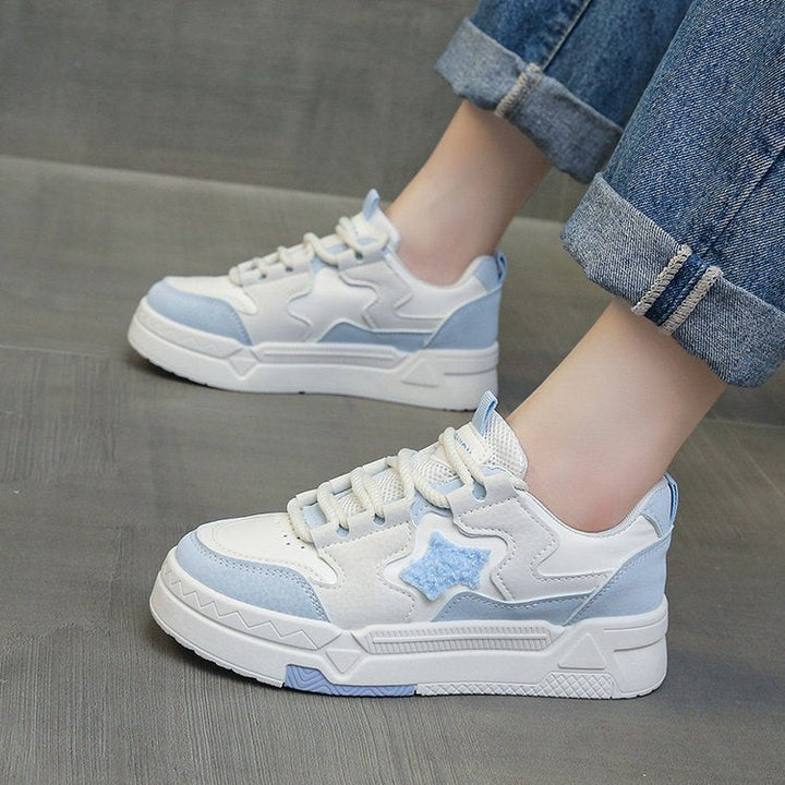 Damen Sneakers mit glitzerndem Sternenapplikation und komfortabler Dämpfung Drune