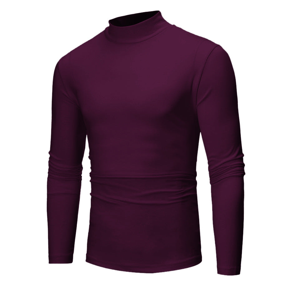 Herren turtleneck Langarmshirt Drune