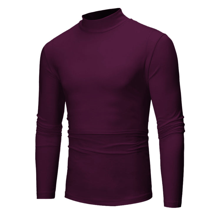 Herren turtleneck Langarmshirt Drune