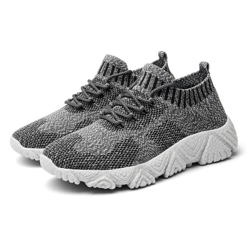 Unisex nan urbaner Strick-Schlupfsneaker mit sockenhaftem Schaft und markanter Profilsohle Drune