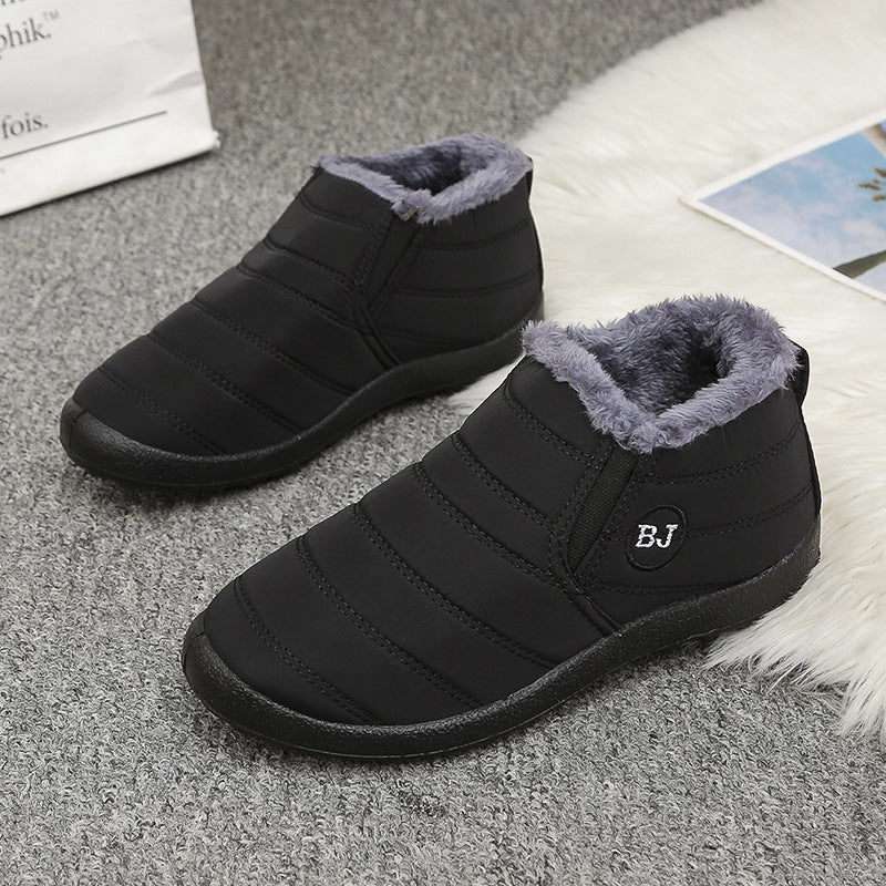 Damen gefütterte Freizeit-Stiefeletten mit rutschfester Sohle und praktischem Reißverschluss Drune