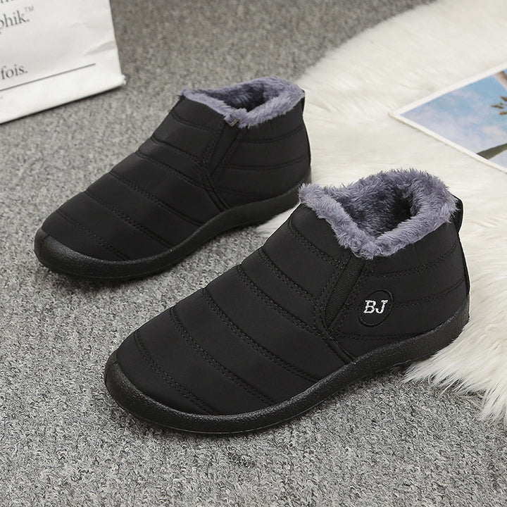 Damen gefütterte Freizeit-Stiefeletten mit rutschfester Sohle und praktischem Reißverschluss Drune