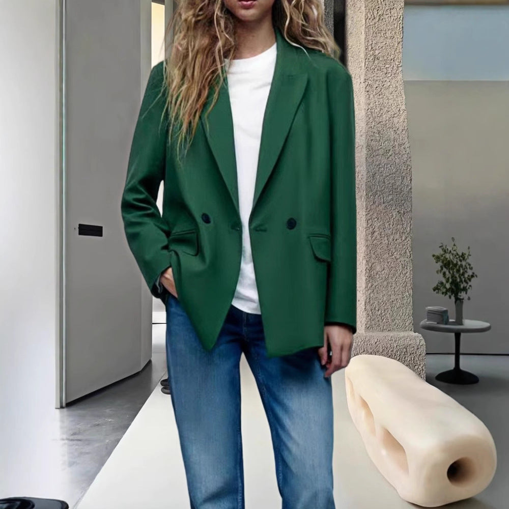 Damen Modischer und eleganter Oversized Blazer Drune