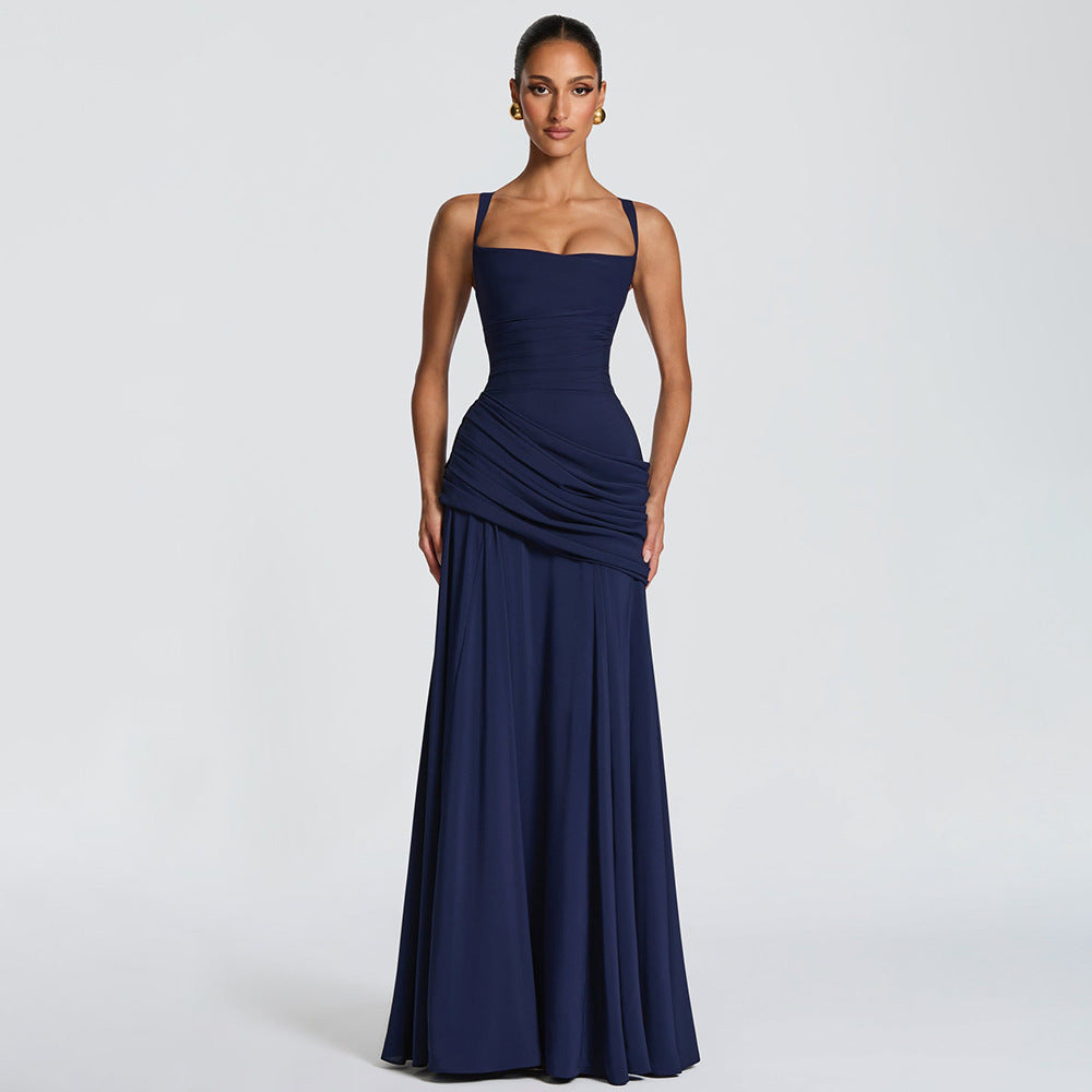 Damen Glänzendes Abendkleid mit figurbetontem Schnitt und schimmernden Pailletten Drune
