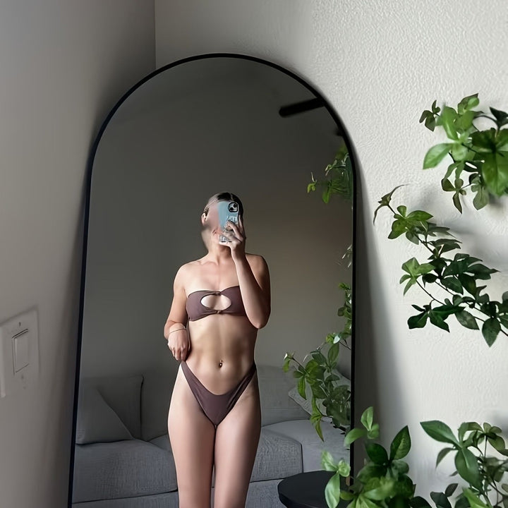 Damen Bandeau-Bikini mit innovativem Knotendesign Drune