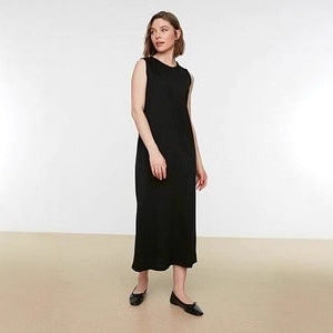Damen Maxikleid aus weichem und leichtem Jersey Drune