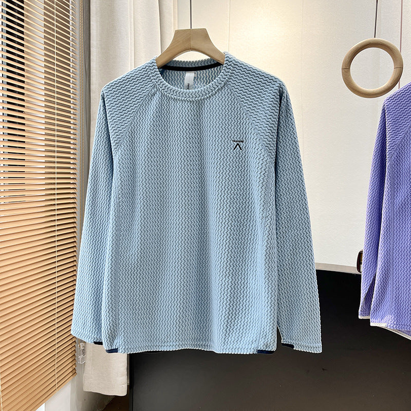 Damen stilvolles Langarmshirt mit strukturiertem Design Drune