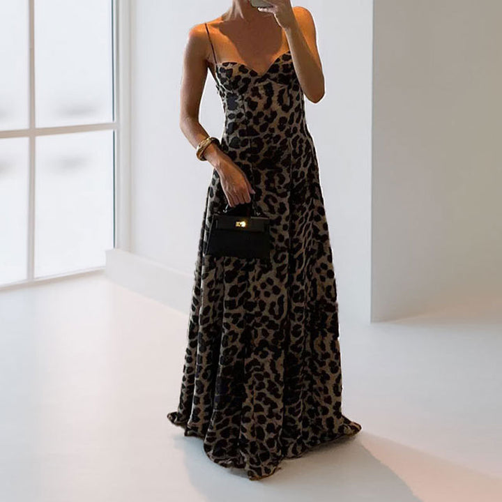 Damen Abendkleid mit elegantem Herz-Ausschnitt und fließendem Rock Drune