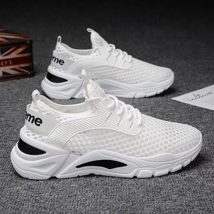 Damen Sportliche Lauf-Sneaker mit atmungsaktivem Mesh-Obermaterial und dämpfender Sohle Drune
