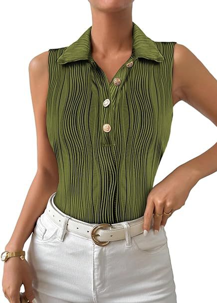 Damen Plissee Body mit Kragen Drune