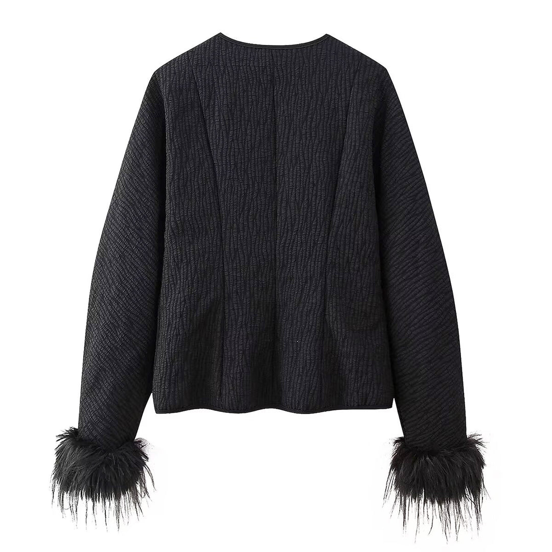 Damen modische Jacke mit einzigartigen Ärmeln Drune
