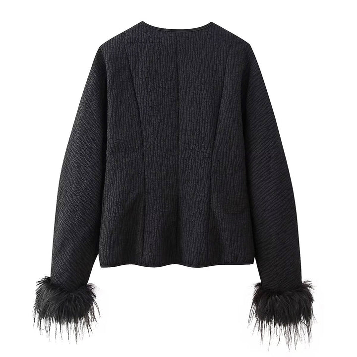 Damen modische Jacke mit einzigartigen Ärmeln Drune