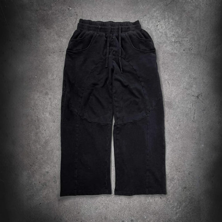 Damen Relaxed-Fit Freizeithose mit elastischem Bund und großen Seitentaschen Drune