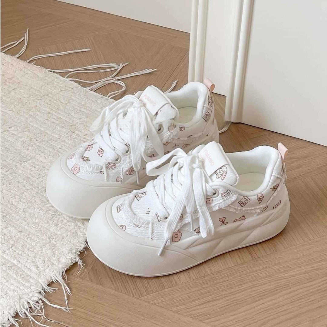 Damen Sneakers mit verspieltem Design und bequemer Dämpfung Drune
