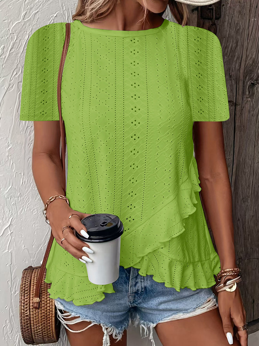 Damen Freizeit Top Drune