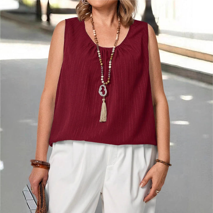 Damen Weiter Schnitt Tank-Top mit lässigem Stil Drune