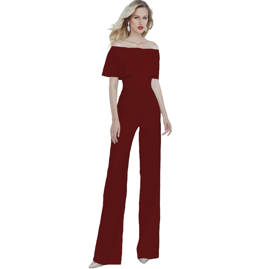 Drune | Eleganter V-Ausschnitt Jumpsuit