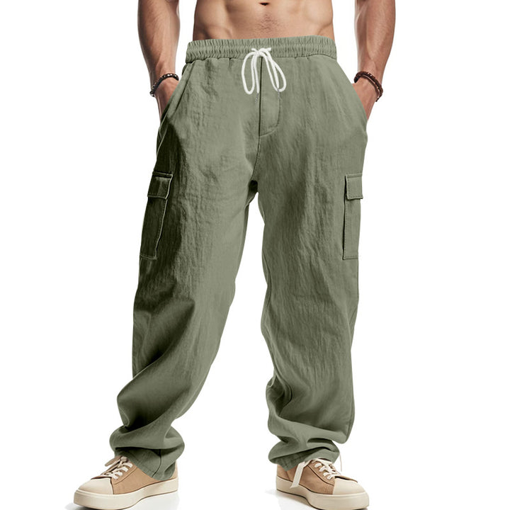 Herren Cargo-Hosen mit praktischen Seitentaschen und lässiger Passform Drune