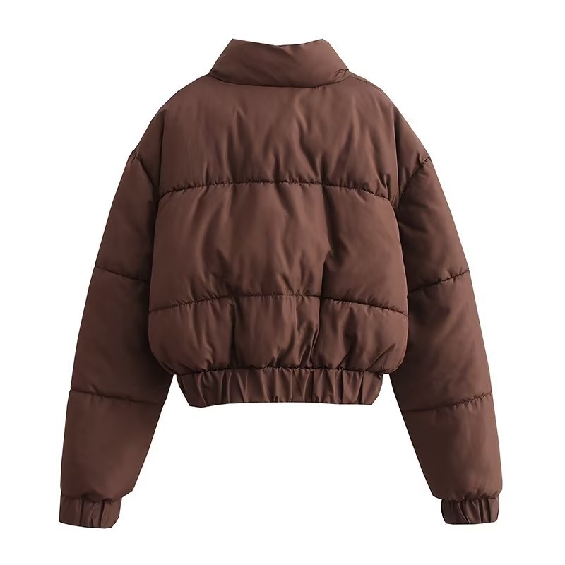 Damen Steppjacke mit hohem Kragen undpraktischen Taschen Drune