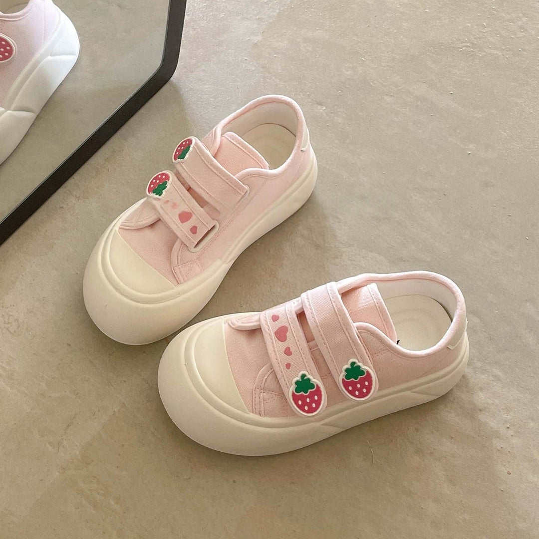 Damen bequeme und verspielte Sneaker mit Klettverschluss von Drune