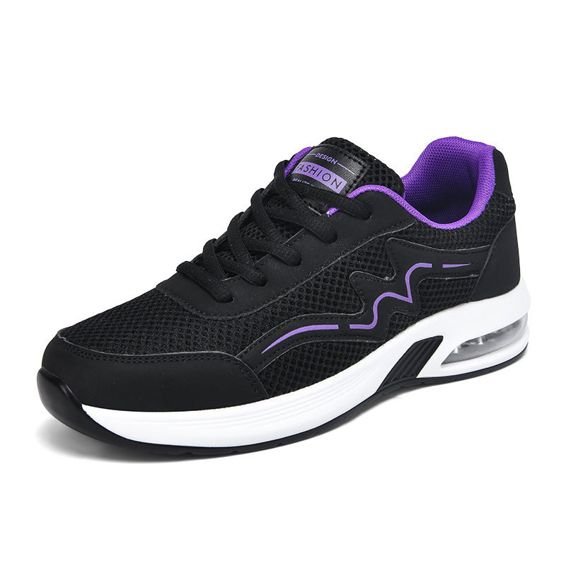 Damen nan City-Walking-Sneaker mit sichtbarer Fersenluftkammer und ergonomischer EVA-Dämpfung Drune