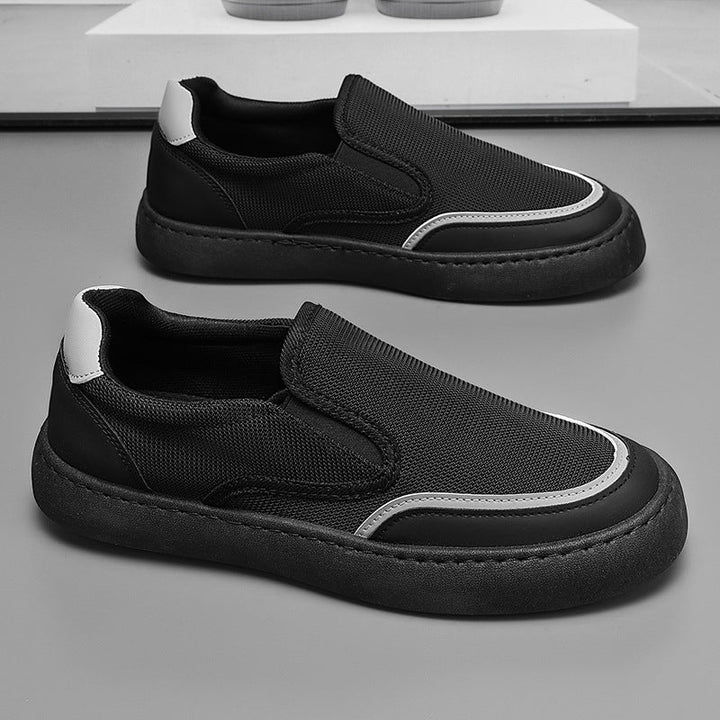 Damen Slip-On Sneakers mit atmungsaktiver Netzstruktur Drune